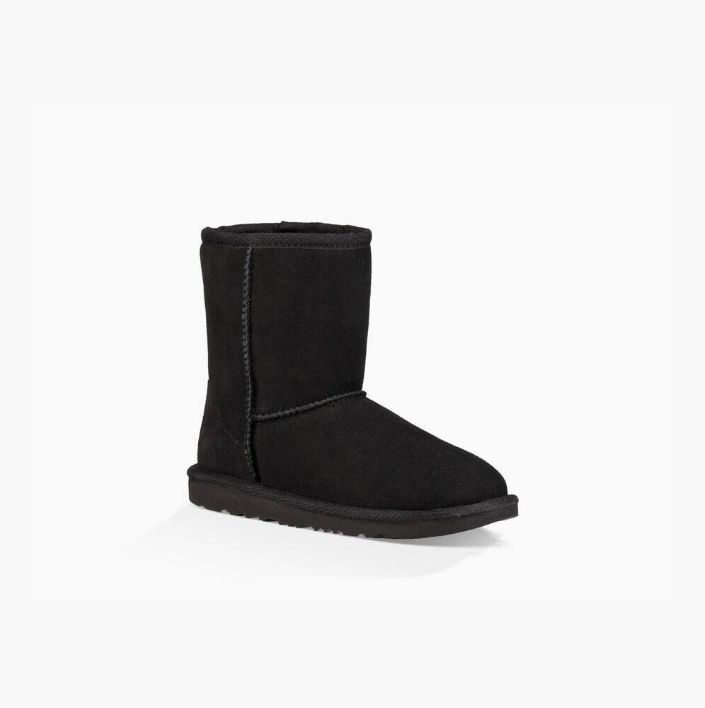 UGG Classic II Black Boots for Kids (COHX69720)